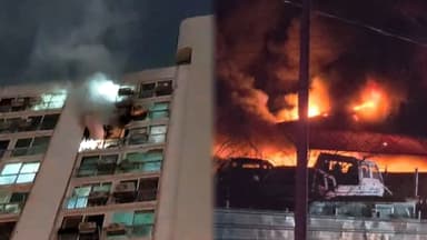 [사건사고] 아파트 불에 주민 1명 숨져…폐차장에서도 화재