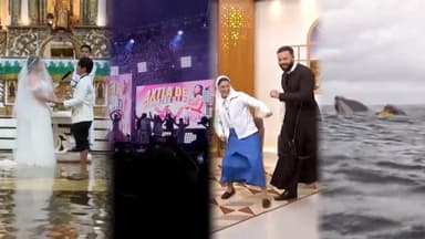 [지구촌화제] 함께 웃고 울고…2025년 감동과 기쁨의 순간들