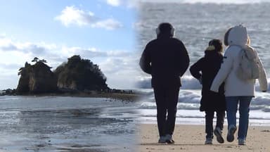 올해 마지막 해넘이…꽃지해수욕장 인파 '북적'