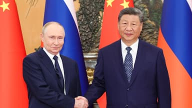 시진핑·푸틴, 새해 축전 교환…"긴밀한 교류"