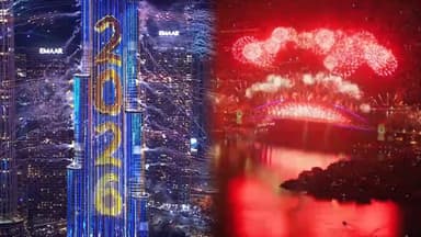 지구촌 '새해 맞이'…美 건국 250주년 이벤트 '풍성'