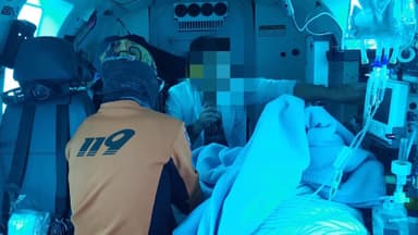 새해 첫날 헬기 이송 중 산모 넷째 여아 출산