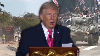 트럼프 "곧 '개선문' 건설 착수"…생일엔 백악관서 UFC 경기