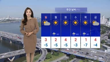 [날씨] 내일 아침까지 강추위…호남 서해안·제주 산지 눈