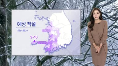 [날씨] 내일 아침에도 한파 기승…동쪽 대기 건조