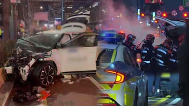 택시가 연쇄추돌 후 보행자 덮쳐…1명 사망·9명 부상