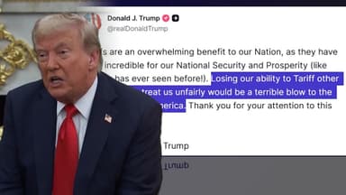 트럼프 "관세 없으면 심각한 타격"…새해 벽두 여론전