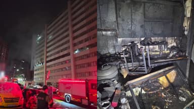 광주 아파트에서 방화 추정 불…3명 이송