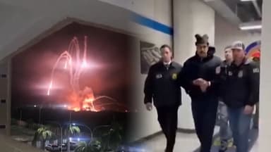 "야밤에 쾅쾅" 미국, 베네수 공습…마두로 부부 뉴욕 압송