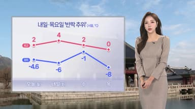 [날씨] 절기 '소한' 큰 추위 없어…내일 아침 기온 뚝