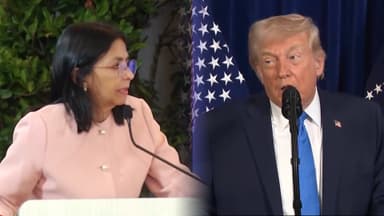 美에 꼬리 내린 베네수 권한대행…트럼프, 2차 공격 '으름장'