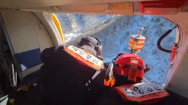 한라산서 20대 응급환자…해경 헬기 긴급 이송