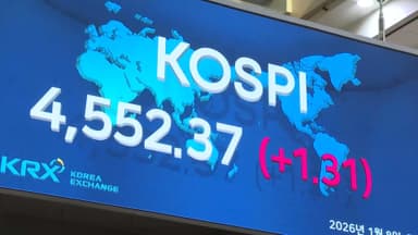 코스피 4,550선 강보합 마감…5일 연속 '최고치'