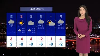 [날씨] 전국 -5도 이하 강추위…주말 곳곳 많은 눈