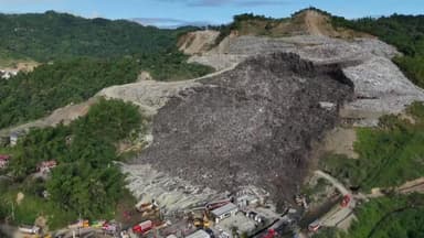 필리핀서 4층 높이 쓰레기 더미 붕괴…2명 사망·36명 실종