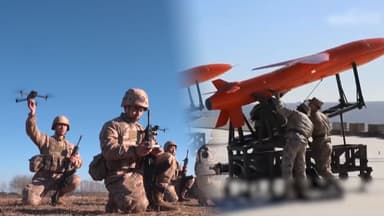 中, 드론·로봇개 동원 새해 첫 군사훈련…"충돌 대비"