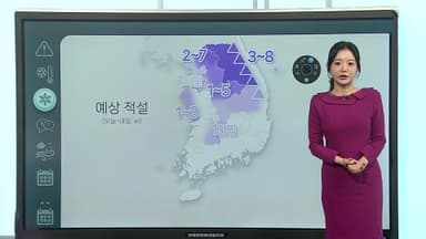[날씨클릭] 오늘 아침 영하 10도 안팎 추위…중부 눈·비