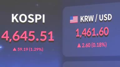 코스피, 사상 최고치…환율은 다시 1,460원대