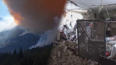 아르헨티나 초대형 산불…가스통 폭발 '신혼부부' 비극