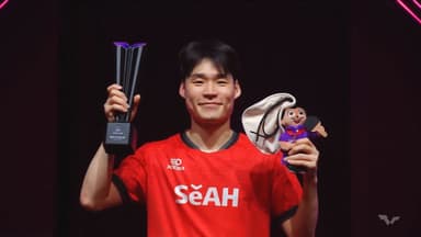 '테이블 반란' 장우진, WTT 첫 대회서 아쉬운 준우승