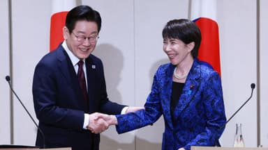 한일 정상 공동언론발표…"한일 새60년 손잡고 가야"