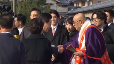 [현장연결] 한일 정상, 친교 행사 마무리…호류지서 영송