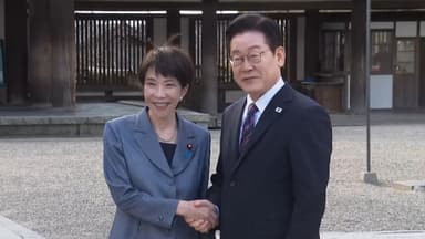 이 대통령, 호류지 방문…다카이치와 친교일정