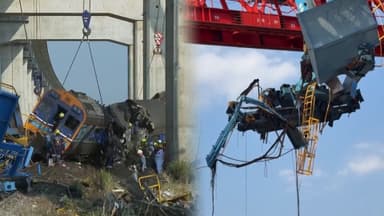 태국서 크레인이 열차 덮쳐…최소 32명 사망