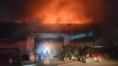 제주 골프장 컨테이너서 화재…3시간 만에 완진