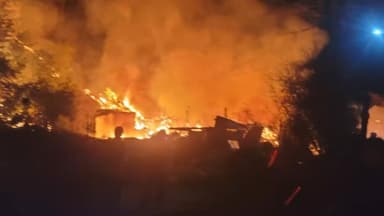 경북 영천 주택 화재, 야산으로 번져…4시간 만에 완진