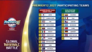 '세계랭킹 4위' 한국 야구, 2027 프리미어12 본선 직행