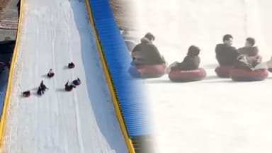 "'빨간 오뎅' 먹고 썰매 타요"…제천 눈썰매장 '발길'