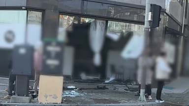 공주서 70대가 몰던 승용차 추돌사고 후 인도 돌진…4명 부상