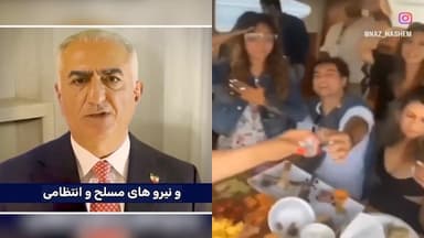 "총 겨누지 말라" 이란 방송 해킹…부유층은 파티?