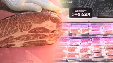 미국산 소고기 '관세 0%'인데…고환율에 가격 급등