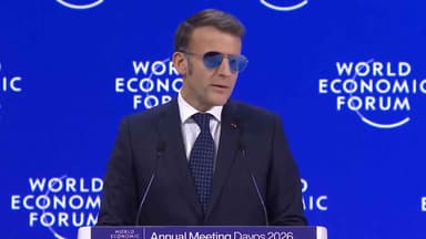 마크롱, 다보스포럼서 미 관세 위협 비판