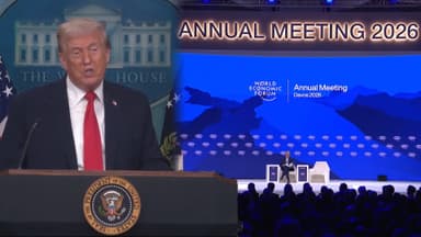 트럼프 취임 1년 자화자찬…다보스서 그린란드 갈등