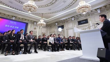 [현장연결] 이 대통령, 신년 기자회견…정치·외교·안보 분야 질의응답