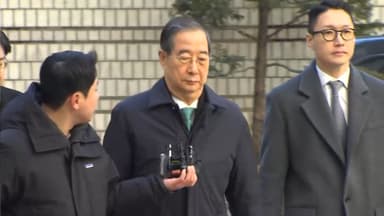 [현장연결] 한덕수 전 총리, 오늘 1심 선고…법원 출석