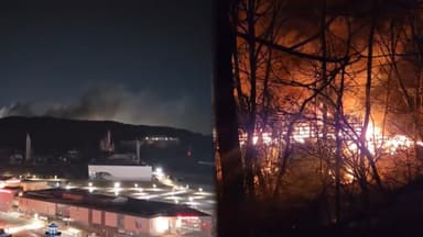 부산 기장군 공장 화재 번져 산불로…대응 2단계