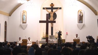 세계청년대회 상징물 원주서 국내 교구 순례 시작