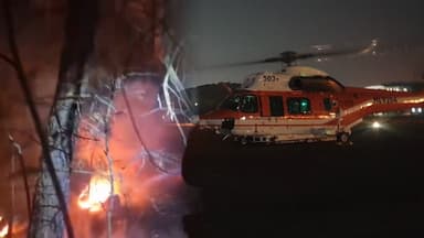 광양 산불 확산에 국가소방동원령…야간 진화 총력