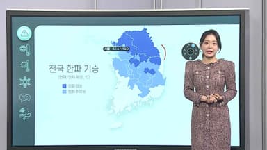 [날씨클릭] 오늘 '한파 절정'…체감 영하 20도 안팎