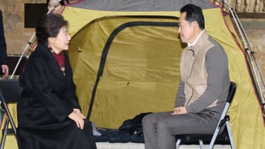 [현장영상] 박근혜, 장동혁 단식 방문···탄핵 후 첫 국회행