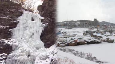 강원산간 체감 -37도 최강한파…호남서해안 눈