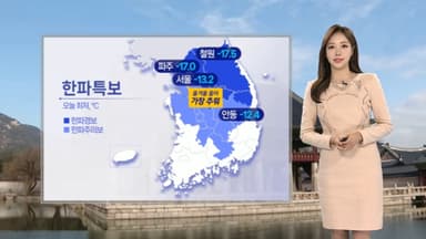 [날씨] 일요일까지 강추위 계속…서쪽 곳곳 눈