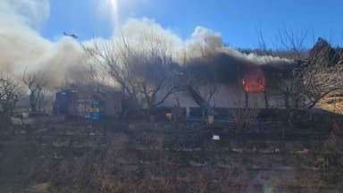 영천 단독주택 화재 인근 야산 번져…1시간만 진화 완료