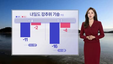 [날씨] 주말 -10도 강추위…내륙 곳곳 눈