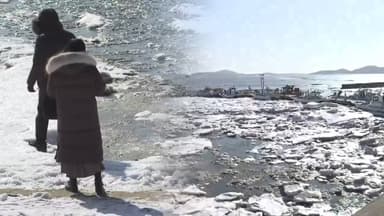 북극이야 한국이야?…바다도 얼린 최강 한파