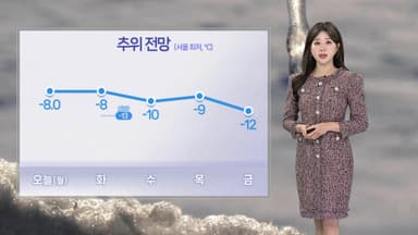 [날씨] 내일 아침도 강추위, 서쪽 곳곳 눈…동쪽 대기 건조